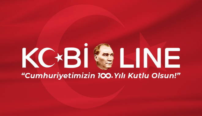 Kobi-Line Cumhuriyetin 100. Yılını Özel Logosuyla Kutluyor